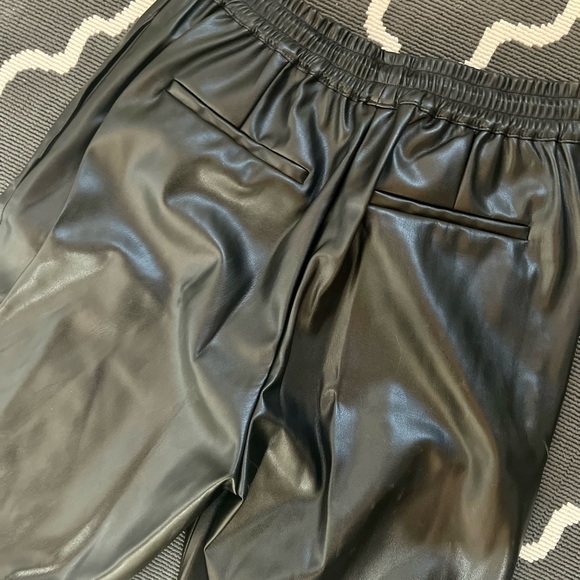 SIMONS faux leather pants, Small - Picture 4 of 4